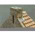 1/35, 1/32 Roof Tiles & Roof Ridges - Old Brick-Red (Plastic) 280pcs