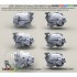 1/35 US Army ACH/MICH Helmet with Cover Vol.5 1/35 US Army ACH/MICH Helmet with Cover Vol.5