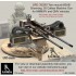 1/35 Twin Mount M2HB Browning .50 Calibre Machine Gun for HMMWV & GMV w/Roof Ring & A-Base