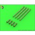 1/35 German 2cm L/65 Flak 38 and Flakvierling 38 Gun Barrels (4pcs)