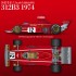 1/12 Full Detail Kit: Ferrari 312B3 1974 Spanish GP/Belgian GP #11 #12