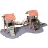 HO Scale Adventure Playground (Length: 110mm, Width: 37mm, Height: 45mm) HO Scale Adventure Playground (Length: 110mm, Width: 37mm, Height: 45mm)