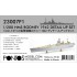 1/200 HMS Rodney Battleship Super Detail Set for Trumpeter #03709 1/200 HMS Rodney Battleship Super Detail Set for Trumpeter #03709