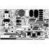 1/200 HMS Rodney Battleship Super Detail Set for Trumpeter #03709 1/200 HMS Rodney Battleship Super Detail Set for Trumpeter #03709