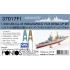 1/350 USS CA-35 Indianapolis 1945 Advanced Detail-up set for Academy kit 1/350 USS CA-35 Indianapolis 1945 Advanced Detail-up set for Academy kit