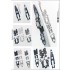 1/350 USS CA-35 Indianapolis 1945 Advanced Detail-up set for Academy kit 1/350 USS CA-35 Indianapolis 1945 Advanced Detail-up set for Academy kit