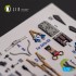 1/72 F.2A Lighting Interior parts (3D decals) for Airfix kit 1/72 F.2A Lighting Interior parts (3D decals) for Airfix kit