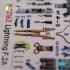 1/72 F.2A Lighting Interior parts (3D decals) for Airfix kit 1/72 F.2A Lighting Interior parts (3D decals) for Airfix kit