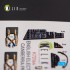 1/72 English Electric Canberra PR.9 Interior parts (3D decals) for Airfix kit 1/72 English Electric Canberra PR.9 Interior parts (3D decals) for Airfix kit