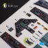 1/72 F-117A NIGHTHAWK Interior parts (3D decals) for Academy kit 1/72 F-117A NIGHTHAWK Interior parts (3D decals) for Academy kit