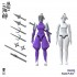 1/24 Ninja Girl Murasaki (Height: 70mm)