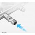 KP-45 0.3mm Dual Action Airbrush w/7cc Gravity Feed Cup KP-45 0.3mm Dual Action Airbrush w/7cc Gravity Feed Cup