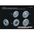 1/35 WWII German Kubelwagen Type 82 Standar Wheels Pattern 1 1/35 WWII German Kubelwagen Type 82 Standar Wheels Pattern 1