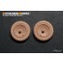 1/35 WWII German Sd.Kfz.250 /Sd.Kfz.10 Continental Standar Wheels Pattern 1/35 WWII German Sd.Kfz.250 /Sd.Kfz.10 Continental Standar Wheels Pattern