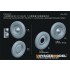 1/35 WWII German Sd.Kfz.251 /Sd.Kfz.11 Continental Lightweight Wheels Pattern 1/35 WWII German Sd.Kfz.251 /Sd.Kfz.11 Continental Lightweight Wheels Pattern