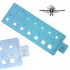 Scribing and Spray Masking Airbrush Stencil Set E (5pcs)