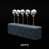 1/35 WWII US M1 Helmet Tense Faces Heads (5pcs)