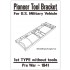 1/35 US Pionner Tool Bracket 1st type without tool, Pre War - 1942