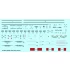 Decals for 1/48 Supermarine Spitfire Early Mark Airframe Stencils