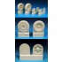 1/32 P-47C/D Thunderbolt Block Tread Main Wheels for Hasegawa/Trumpeter/Revell kits