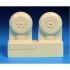 1/32 Messerschmitt Bf 109GK Tall Tailwheel Set for Bf 109G/K Late kits