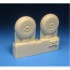 1/32 Messerschmitt Bf 109GK Tall Tailwheel Set for Bf 109G/K Late kits