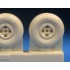 1/32 Hawker Hurricane 4 Slot Mainwheels for Fly/Pacific Coast Models