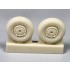 1/48 F4U Corsair Postwar Tread Mainwheels for Tamiya kits
