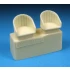 1/48 WWI British Wicker Seats Set without Seat Belts (2 Seats)