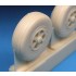 1/48 Grumman Tracker Early Main Wheels Set (2 Resin Wheels)