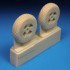 1/48 Sea Fury Diamond Tread Main Wheels for Airfix kits