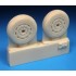 1/48 Sea Fury Block Tread Main Wheels for Airfix kits