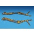 1/48 Sea Fury Brass Landing Gear (early)