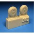 1/48 Messerschmitt Bf 109GK Tall Tailwheel Set for Bf 109G/K Late kits