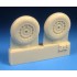 1/48 Ta 152H Main Wheels for Trimaster/Dragon/Zokei-Mura Ta-152 kits