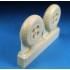 1/48 Hawker Tempest Late Mainwheels #Block Tread for Eduard kits