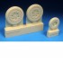 1/48 Hawker Hunter Main and Nose Wheels for Airfix/Academy kits
