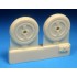 1/48 Hawker Hunter Main and Nose Wheels for Airfix/Academy kits