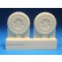 1/48 Hawker Hunter Main and Nose Wheels for Airfix/Academy kits