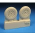 1/48 Fw 190A-6 - A-9 F/D Mainwheels w/Ribbed Tyres for Eduard/Hasegawa/Tamiya/Dragon.etc