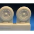 1/48 Fw 190A-6 - A-9 F/D Mainwheels w/Ribbed Tyres for Eduard/Hasegawa/Tamiya/Dragon.etc