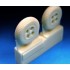 1/72 British 4-Slot 32inch Main Wheels - Block Tread (2 Wheels)