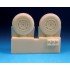 1/72 British 4-Slot 32inch Main Wheels - Block Tread (2 Wheels)
