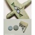 1/72 Boulton-Paul Defiant Main Wheels (2 Wheels) & Tail Wheel for Airfix/Pavla kit