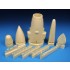 1/72 Rockwell B-1B Lancer Late Nose and Tail Correction Set for Monogram kit