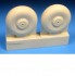 1/72 Lancaster Main Wheels (Smooth Tyres Version) for Airfix/Revell/Hasegawa/other kits