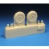 1/72 Hawker Hurricane 4 Slot Mainwheels for Arma/Airfix/Hasegawa/Revell kits