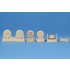 1/48 Northrop T-38 Talon Wheels Late for Wolfpack kits