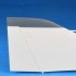 1/48 McDonnell Douglas F-4B/C Phantom Early Plain Fin Cap for Tamiya F-4 kits