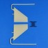 1/48 F-16A/B Small Stabilators for Kinetic kits